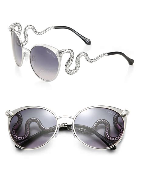 roberto cavalli eyewear snake.